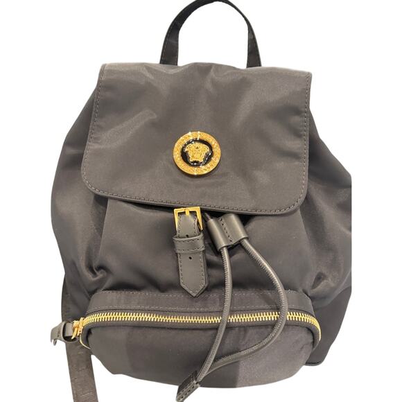 Versace Black Medusa Backpack NWT - Picture 2 of 9